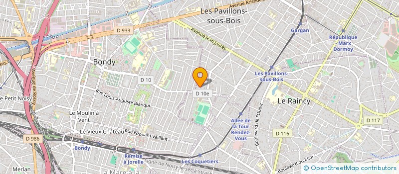 localisation de l'entreprise SCI GIL à LES PAVILLONS-SOUS-BOIS