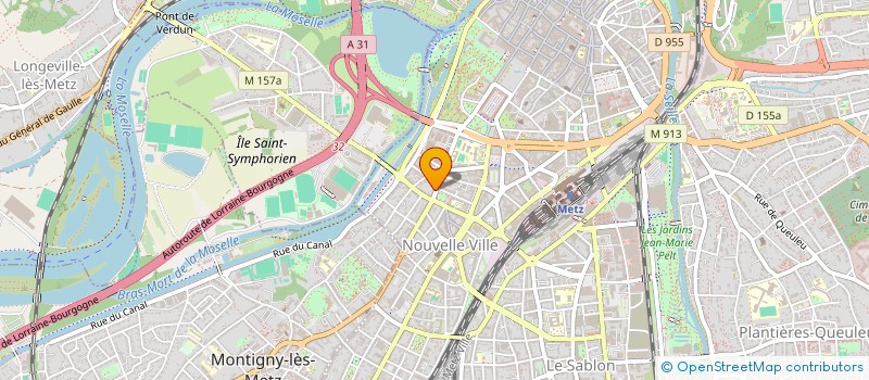 localisation de l'entreprise SCI GIL  METZ