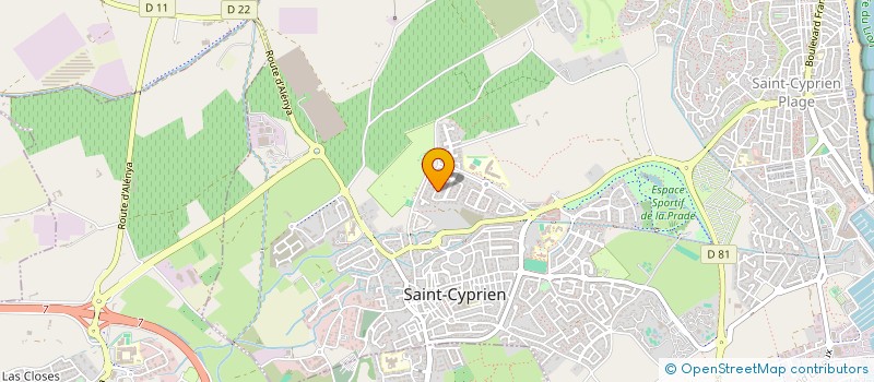 localisation de l'entreprise SCI GIL - BISSUEL  SAINT-CYPRIEN