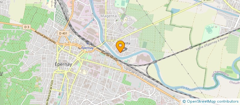 localisation de l'entreprise SCI GIL ET CLAUDE à EPERNAY