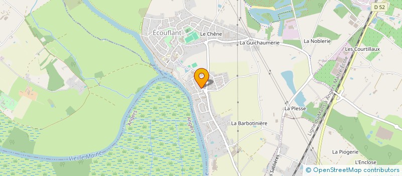 localisation de l'entreprise SCI GILABERT BIZIEN  ECOUFLANT