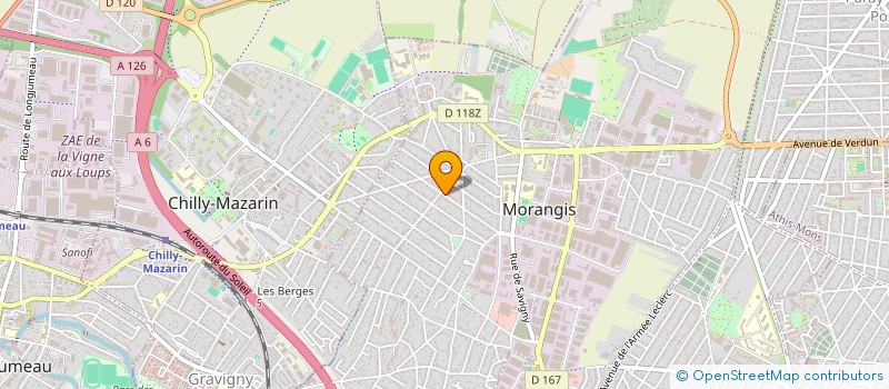 localisation de l'entreprise SCI GILAMON à MORANGIS