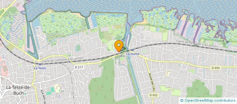 localisation de l'entreprise SCI GILAND à LA TESTE-DE-BUCH