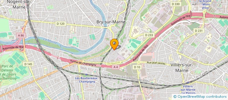 localisation de l'entreprise SCI GILBARDES  BRY-SUR-MARNE