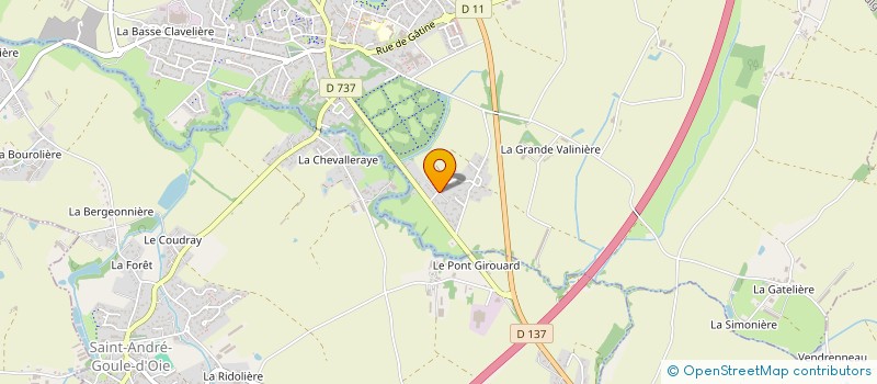 localisation de l'entreprise SCI GILBERT DOMINIQUE  CHAVAGNES-EN-PAILLERS