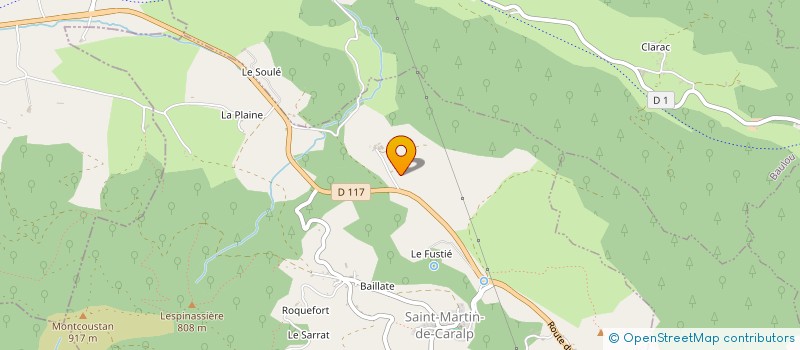 localisation de l'entreprise SCI GILBERT ET LOUISE à SAINT-MARTIN-DE-CARALP