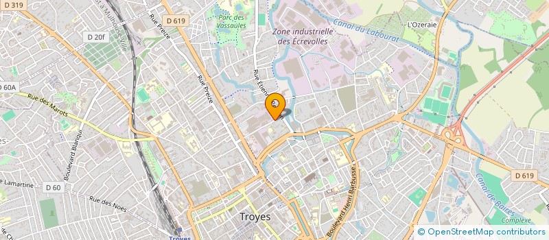localisation de l'entreprise SCI GILBERT - POIX à TROYES