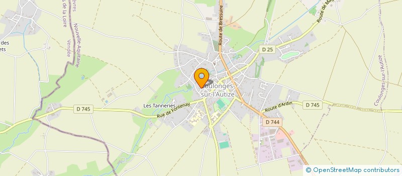 localisation de l'entreprise SCI GILBERT RAVARD  COULONGES-SUR-L'AUTIZE