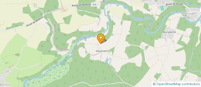 localisation de l'entreprise SCI GILBERT ROCHER NDS  BERUGES