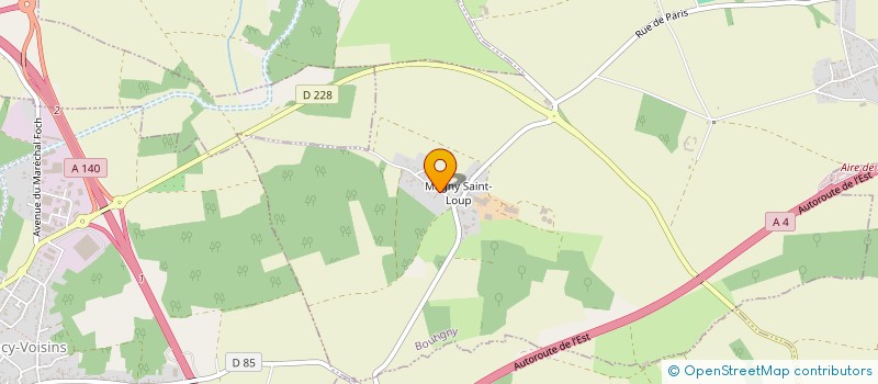 localisation de l'entreprise SCI GILBERTE  BOUTIGNY