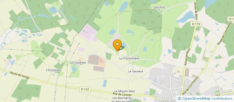 localisation de l'entreprise SCI GILBERTE  SOINGS-EN-SOLOGNE