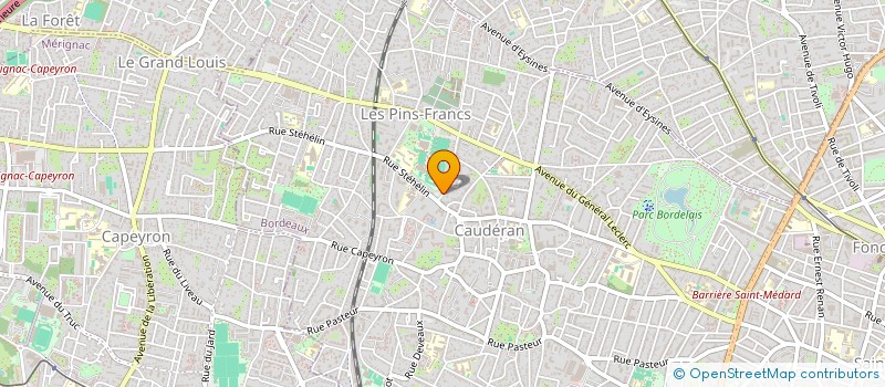 localisation de l'entreprise SCI GILCLAU  BORDEAUX