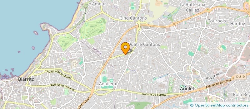 localisation de l'entreprise SCI GILDA  ANGLET