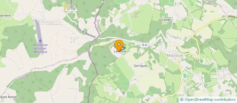 localisation de l'entreprise SCI GILDAN  MAUROUX