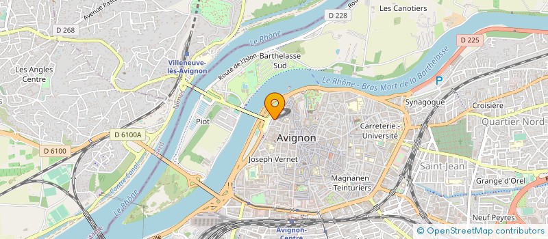 localisation de l'entreprise SCI GILDAS  AVIGNON