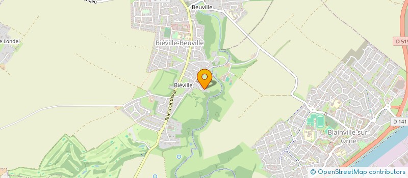 localisation de l'entreprise SCI GILDINO  BIEVILLE-BEUVILLE