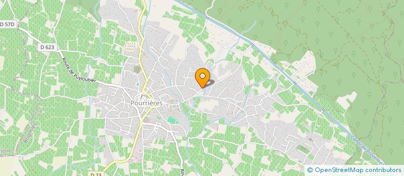 localisation de l'entreprise SCI GILDRAKARD  POURRIERES