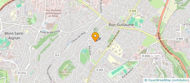 localisation de l'entreprise SCI GILE BUREAUX à BOIS-GUILLAUME