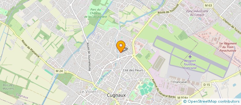 localisation de l'entreprise SCI GILEDON  CUGNAUX