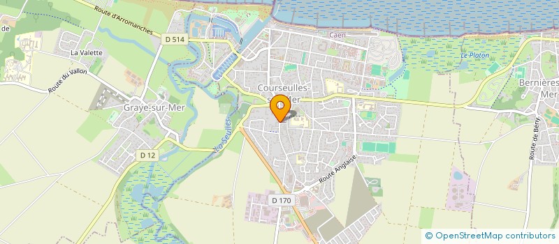localisation de l'entreprise SCI GILES à COURSEULLES-SUR-MER