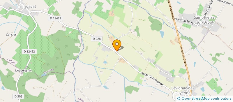 localisation de l'entreprise SCI GILET  DURAS