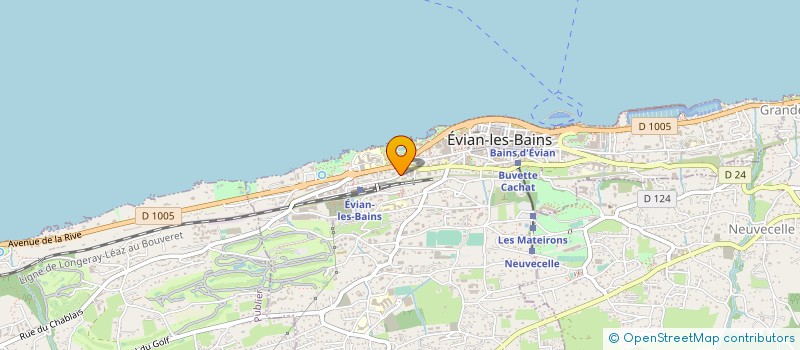 localisation de l'entreprise SCI GILETTO FRERES  EVIAN-LES-BAINS