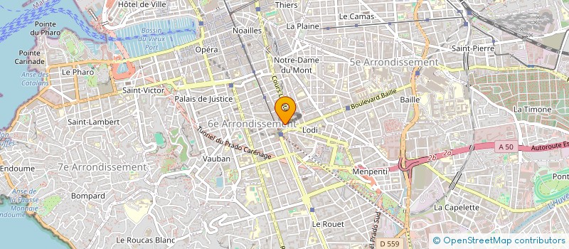 localisation de l'entreprise SCI GILIBERT  MARSEILLE