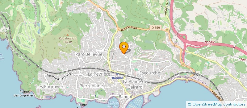 localisation de l'entreprise SCI GILIBERT CCTE  BANDOL