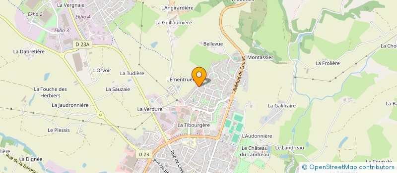 localisation de l'entreprise SCI GILISA à LES HERBIERS