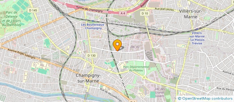 localisation de l'entreprise SCI GILL BROTHERS  CHAMPIGNY-SUR-MARNE