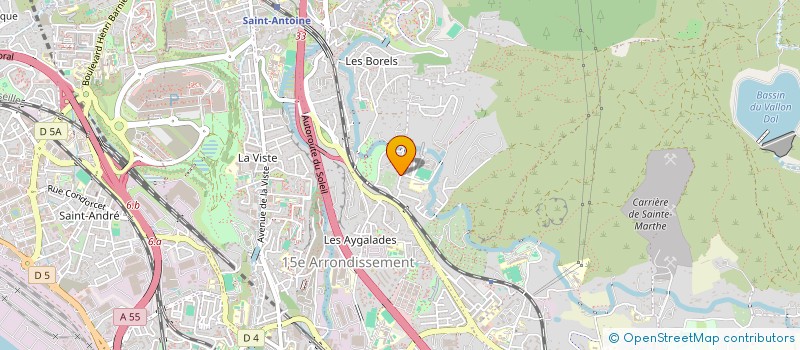 localisation de l'entreprise SCI GILLE  MARSEILLE