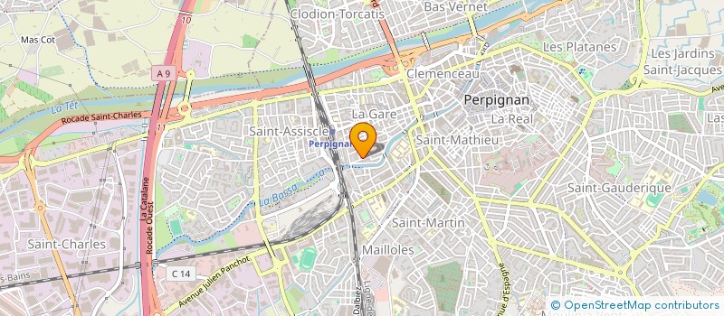 localisation de l'entreprise SCI GILLES ALEXANDRE NICOLAS  PERPIGNAN
