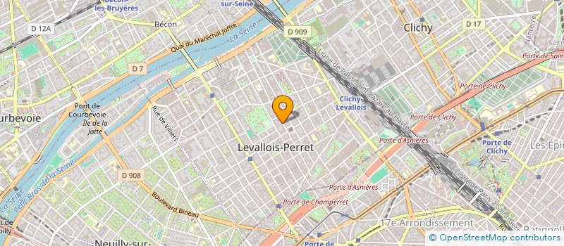localisation de l'entreprise SCI GILLES IMMOBILIER à LEVALLOIS PERRET