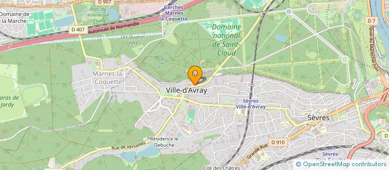 localisation de l'entreprise SCI GILLES MARIE  VILLE-D'AVRAY