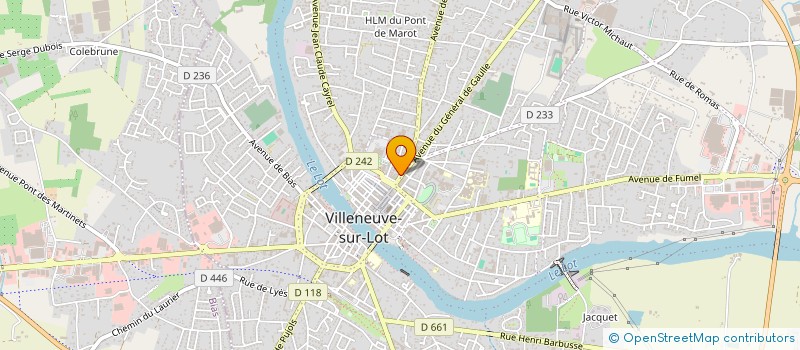 localisation de l'entreprise SCI GILLES PIERRE  VILLENEUVE-SUR-LOT