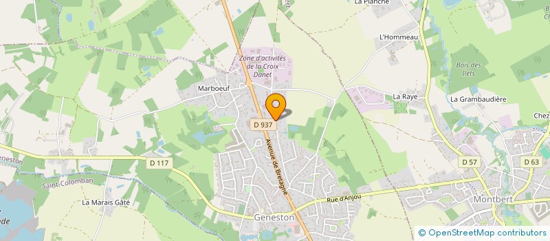 localisation de l'entreprise SCI GILLES ROULAND  GENESTON