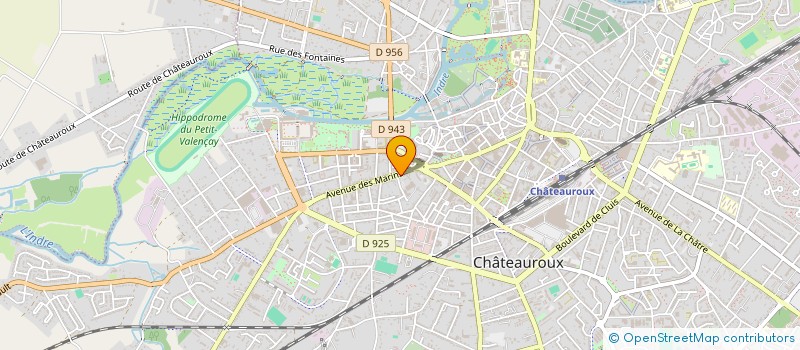 localisation de l'entreprise SCI GILLET à CHATEAUROUX