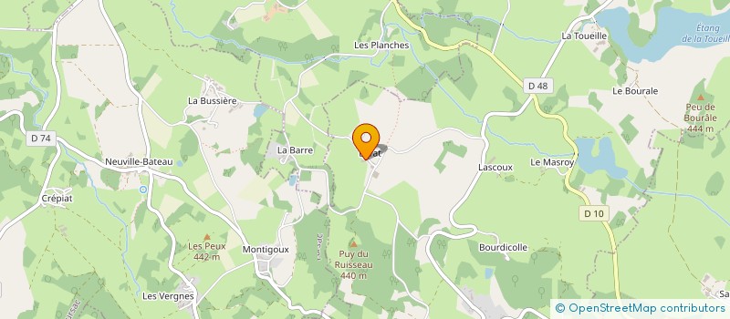 localisation de l'entreprise SCI GILLET  LIZIERES