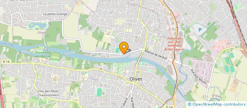 localisation de l'entreprise SCI GILLET à OLIVET