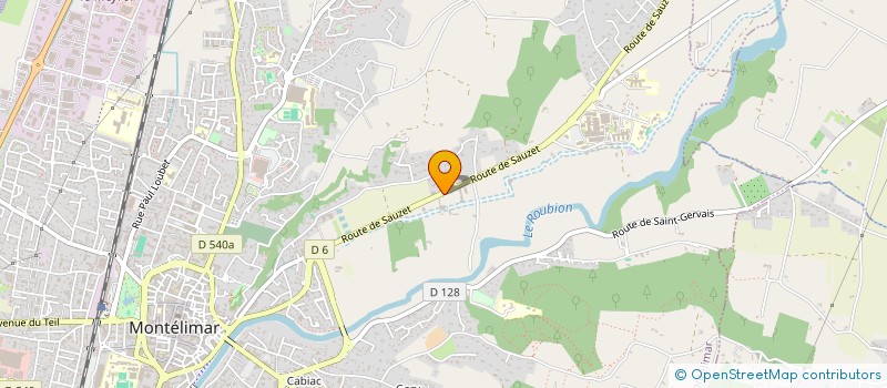 localisation de l'entreprise SCI GILLET à MONTELIMAR