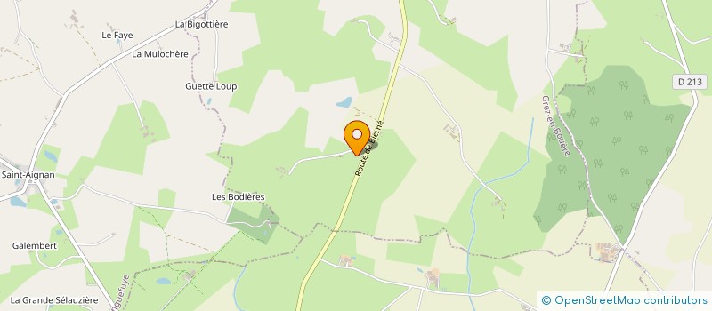 localisation de l'entreprise SCI GILLET  GREZ-EN-BOUERE