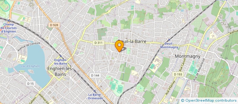 localisation de l'entreprise SCI GILLET-DEUIL  DEUIL-LA-BARRE