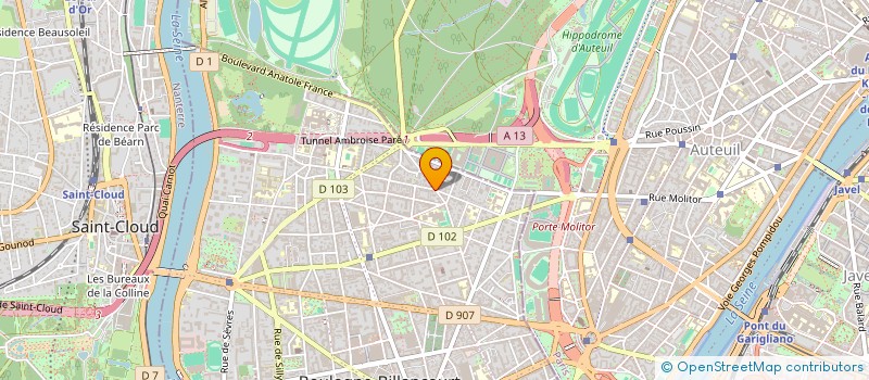 localisation de l'entreprise SCI GILLET-LE TURNIER à BOULOGNE-BILLANCOURT