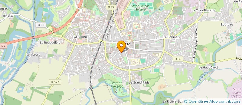 localisation de l'entreprise SCI GILLET-RENNES-PAUL BERT  BRUZ