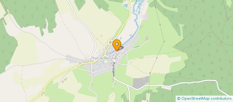 localisation de l'entreprise SCI GILLET ROMAX  THIN-LE-MOUTIER