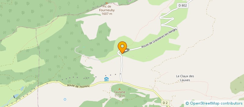 localisation de l'entreprise SCI GILLI INVESTISSEMENT  GREOLIERES