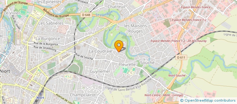 localisation de l'entreprise SCI GILLIER à NIORT