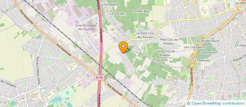 localisation de l'entreprise SCI GILLOT  INGRE