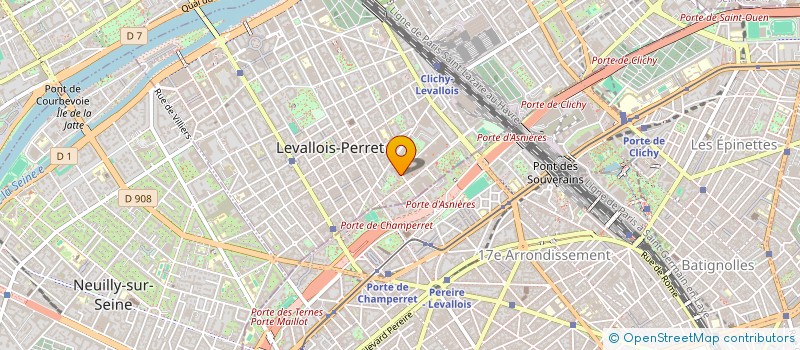 localisation de l'entreprise SCI GILLOT IMMO à LEVALLOIS-PERRET