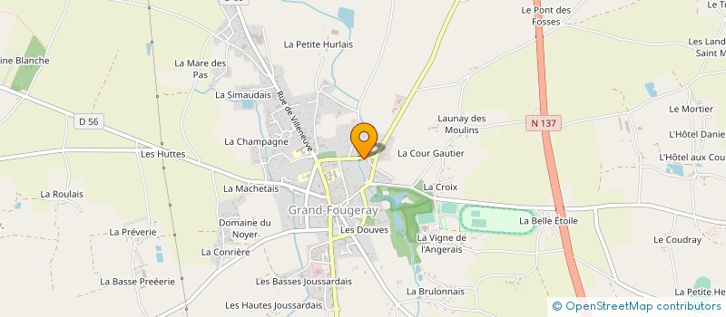 localisation de l'entreprise SCI GILLOU  GRAND-FOUGERAY